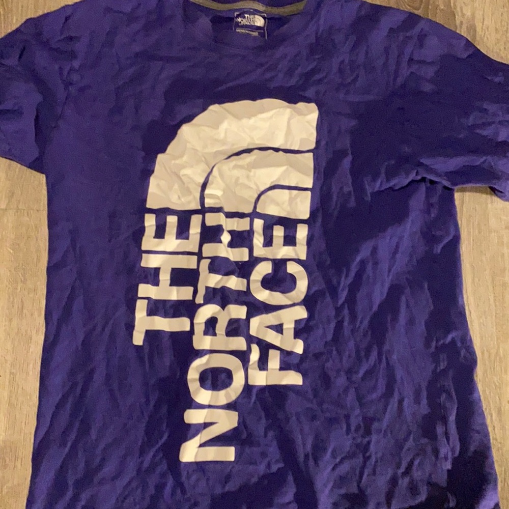 North face tshirt purple